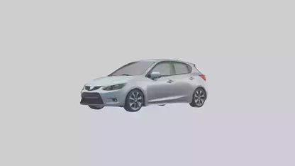 Modern Hatchback Car model 3D model