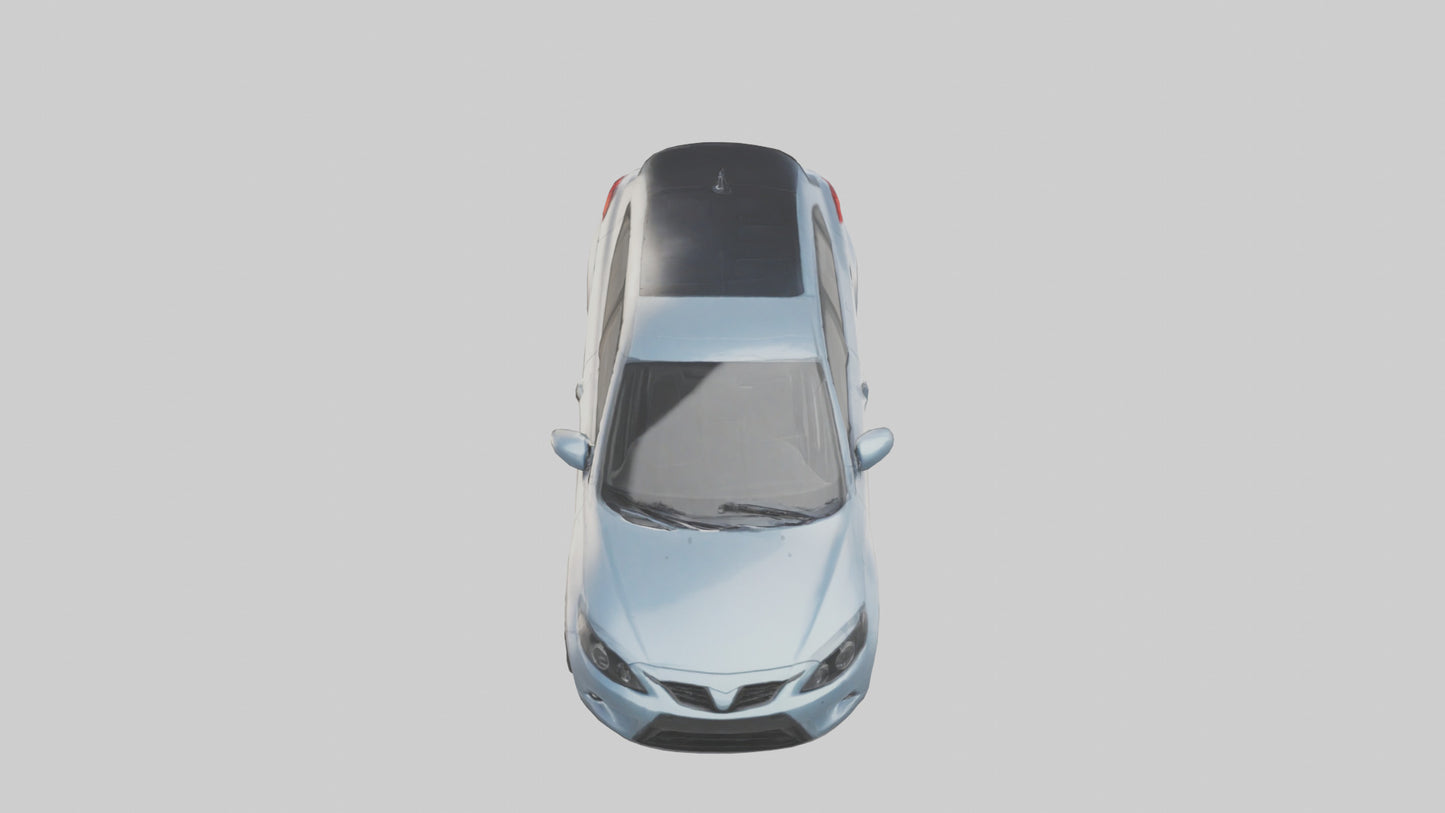 Modern Hatchback Car model 3D model
