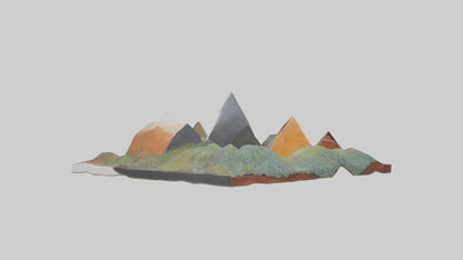 Modern Landscape Wall Decor 3D model