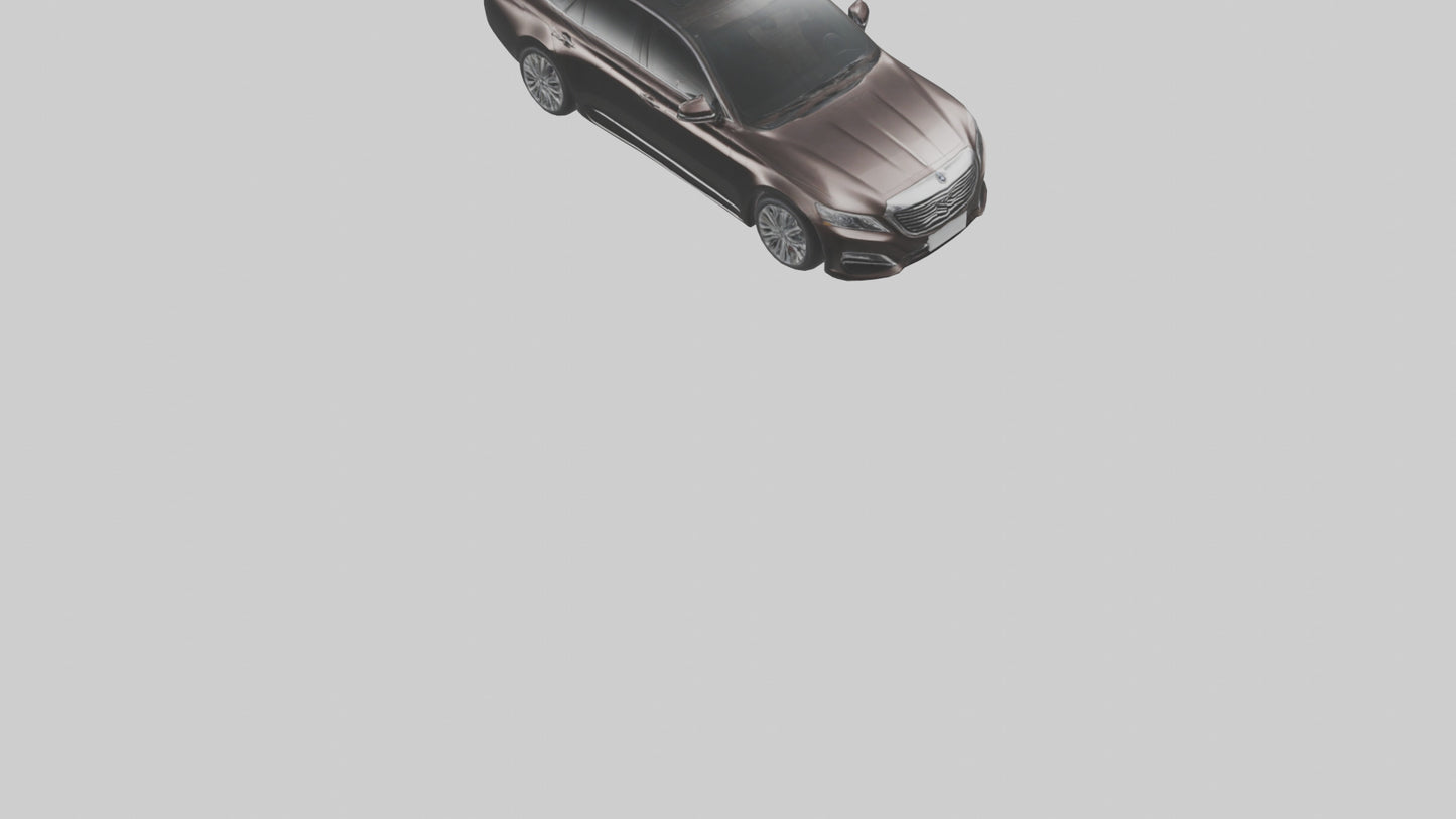 Modern Luxury Sedan model VR / AR / low-poly
