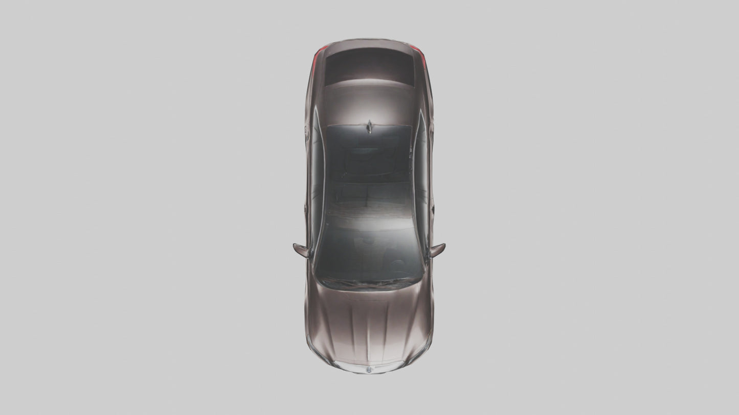 Modern Luxury Sedan model VR / AR / low-poly