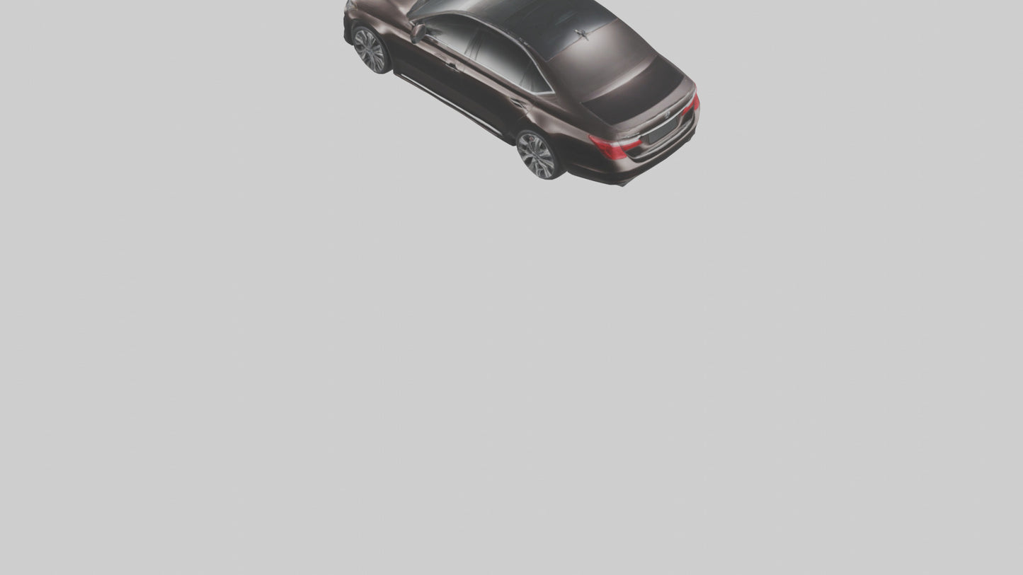 Modern Luxury Sedan model VR / AR / low-poly