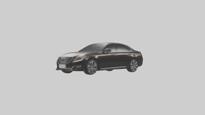 Modern Luxury Sedan model VR / AR / low-poly