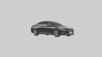 Modern Luxury Sedan model VR / AR / low-poly
