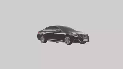 Modern Luxury Sedan model VR / AR / low-poly