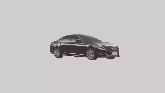 Modern Luxury Sedan model VR / AR / low-poly