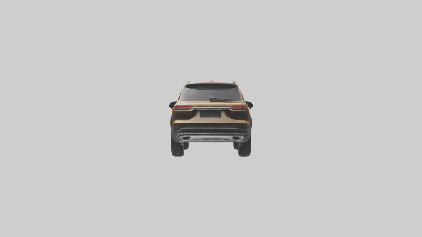 Modern Luxury SUV model VR / AR / low-poly