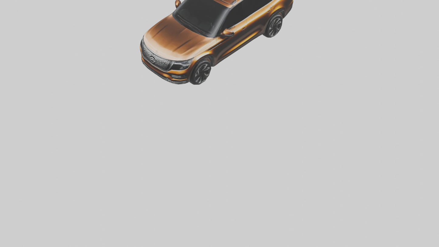 Modern Luxury SUV model VR / AR / low-poly