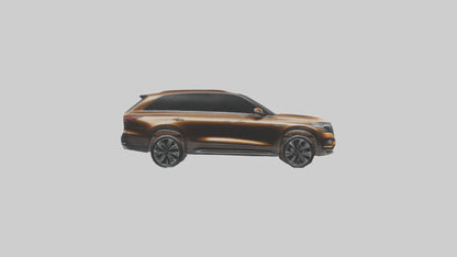 Modern Luxury SUV model VR / AR / low-poly