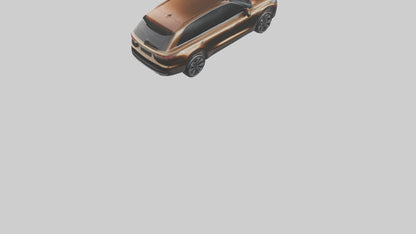 Modern Luxury SUV model VR / AR / low-poly