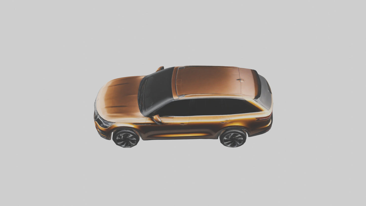 Modern Luxury SUV model VR / AR / low-poly