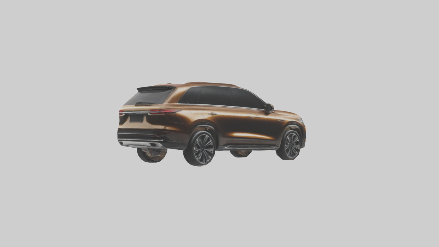 Modern Luxury SUV model VR / AR / low-poly