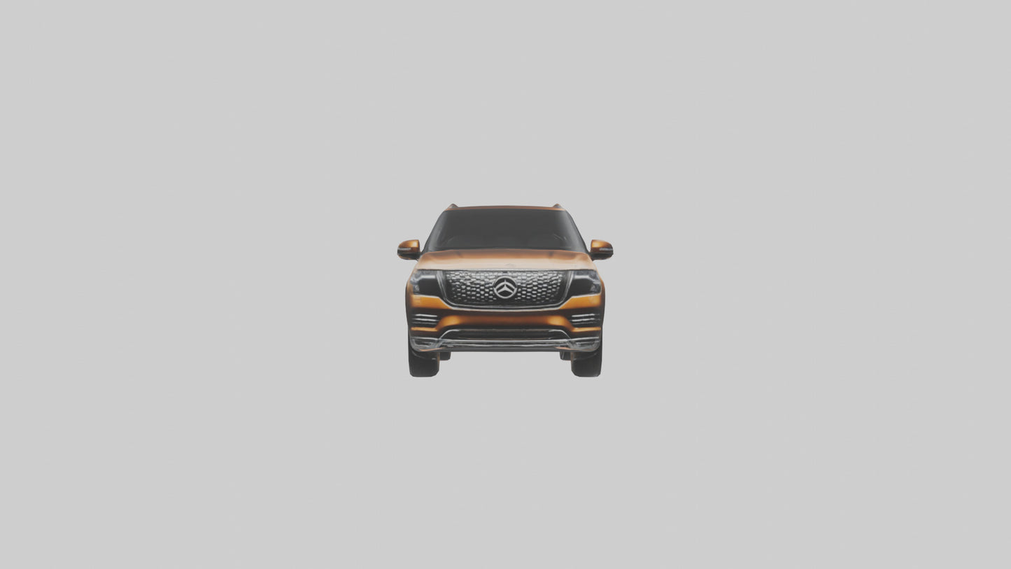 Modern Luxury SUV model VR / AR / low-poly