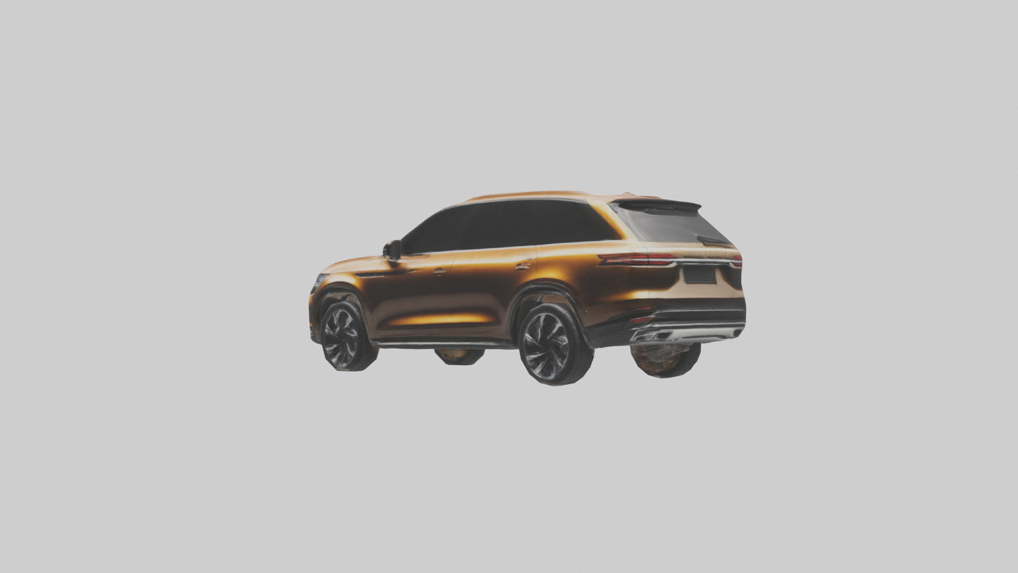 Modern Luxury SUV model VR / AR / low-poly