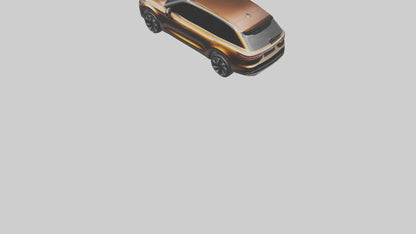 Modern Luxury SUV model VR / AR / low-poly