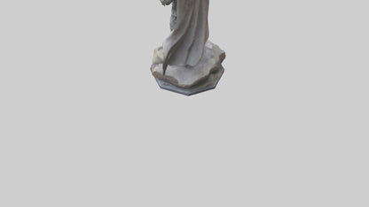 Modern Warrior statue model 3D model