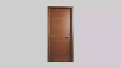 Modern wooden door model 3D model