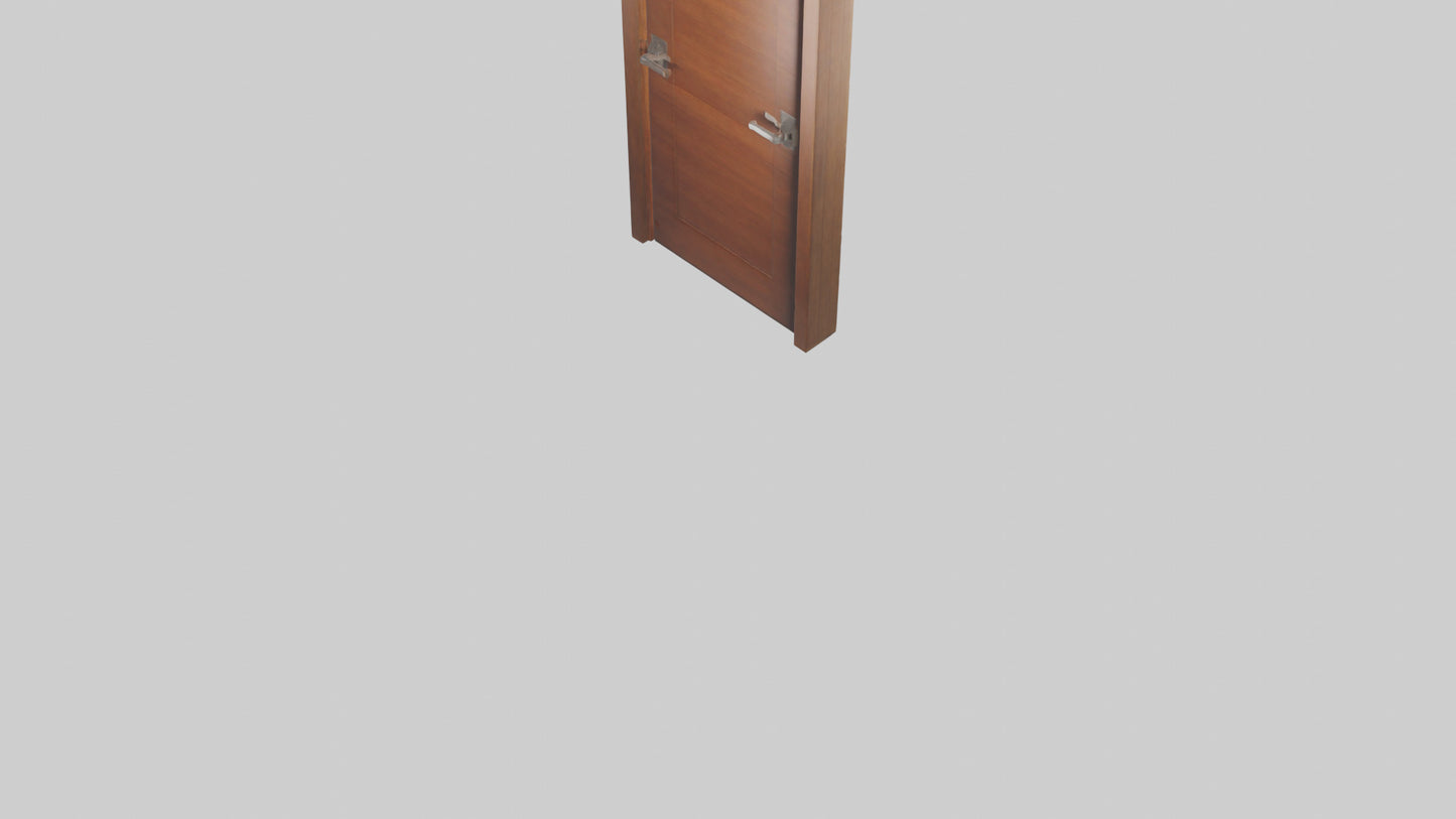 Modern wooden door model 3D model