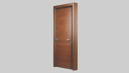 Modern wooden door model 3D model