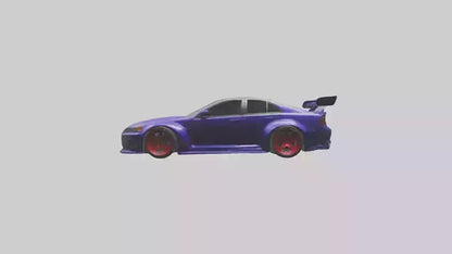 Modified Street Racing Sedan model 3D model