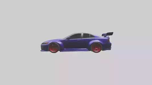 Modified Street Racing Sedan model 3D model