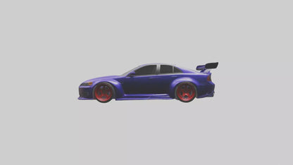 Modified Street Racing Sedan model 3D model