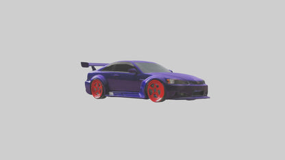 Modified Street Racing Sedan model 3D model