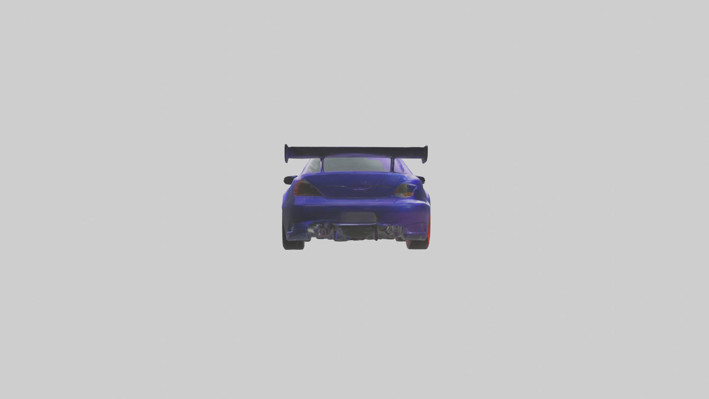 Modified Street Racing Sedan model 3D model