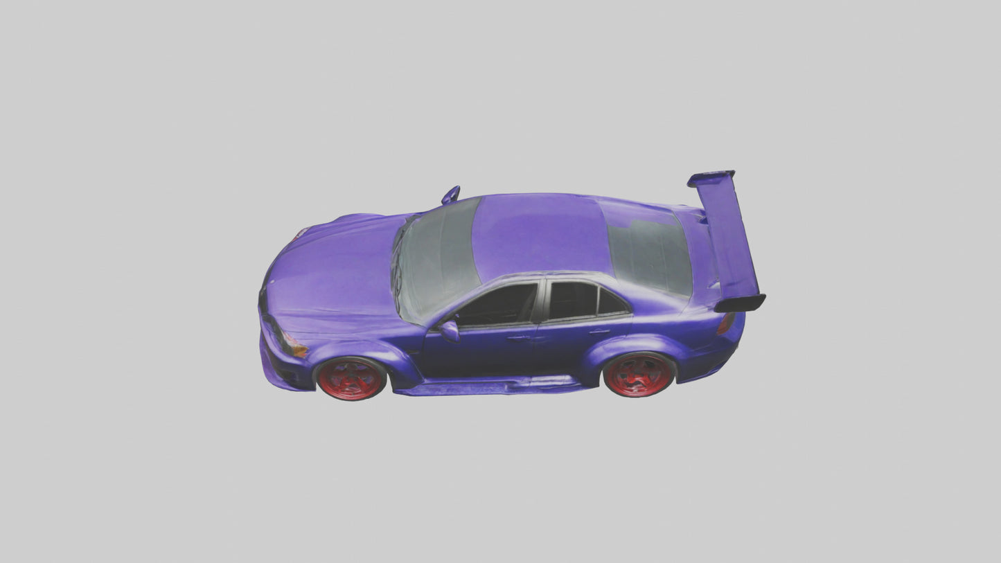 Modified Street Racing Sedan model 3D model