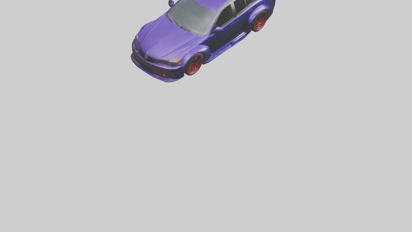 Modified Street Racing Sedan model 3D model