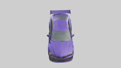Modified Street Racing Sedan model 3D model