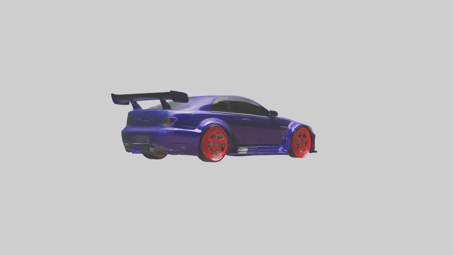 Modified Street Racing Sedan model 3D model
