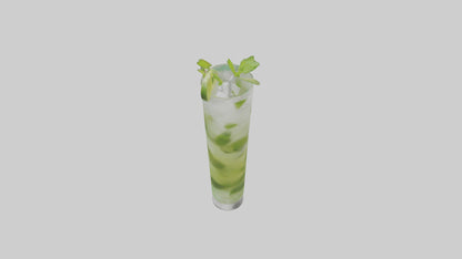 3D model Mojito model VR / AR / low-poly