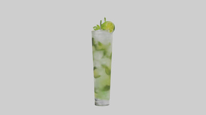 3D model Mojito model VR / AR / low-poly