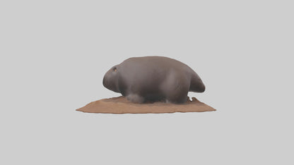 Mole digging model 3D model
