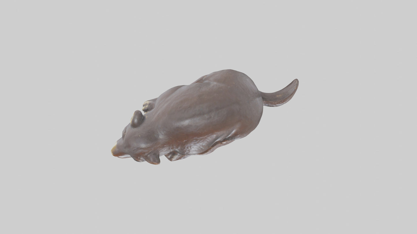 3D model Mole statue model VR / AR / low-poly