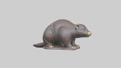 3D model Mole statue model VR / AR / low-poly