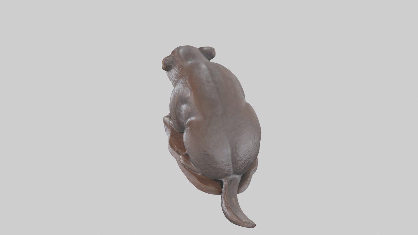 3D model Mole statue model VR / AR / low-poly