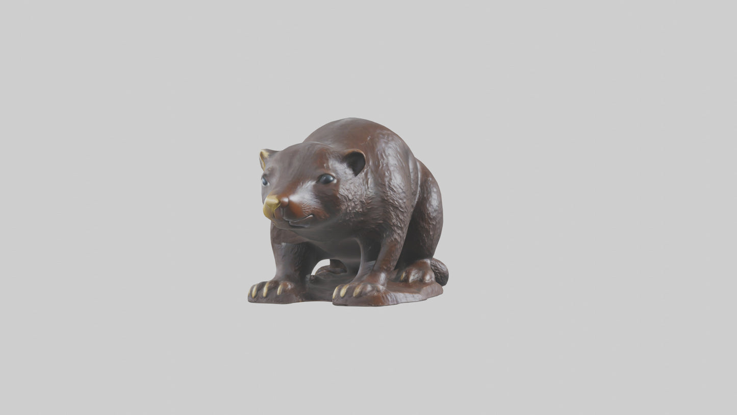 3D model Mole statue model VR / AR / low-poly