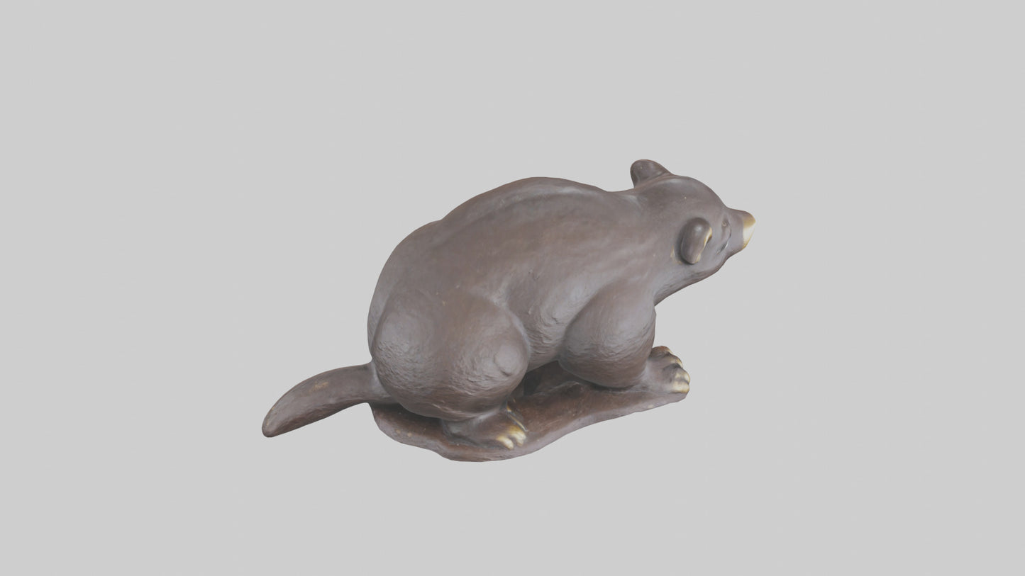 3D model Mole statue model VR / AR / low-poly