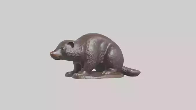 3D model Mole statue model VR / AR / low-poly