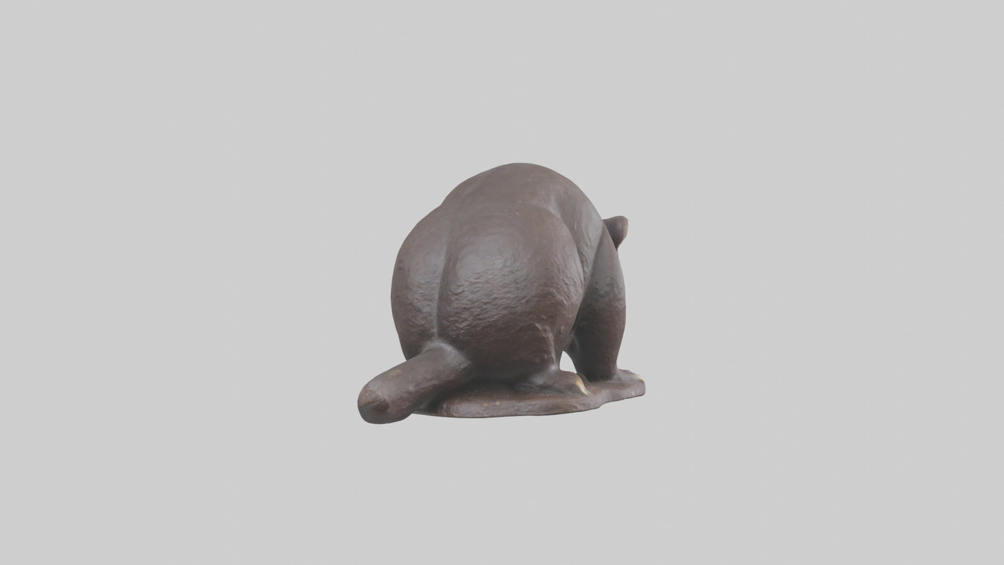 3D model Mole statue model VR / AR / low-poly