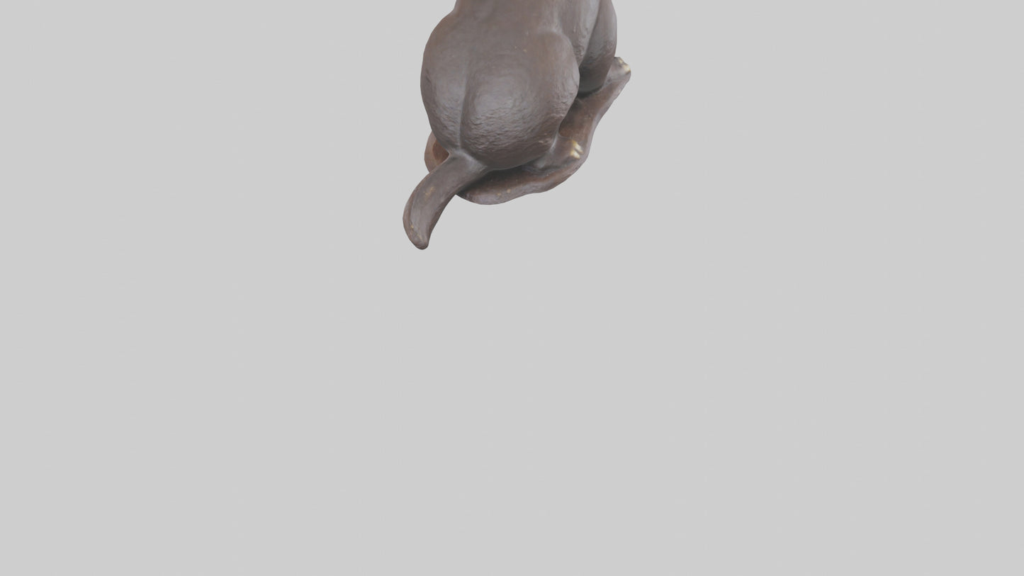 3D model Mole statue model VR / AR / low-poly