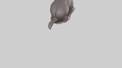 3D model Mole statue model VR / AR / low-poly