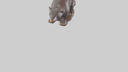 3D model Mole statue model VR / AR / low-poly