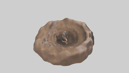 Mole tunneling model 3D model