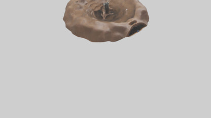 Mole tunneling model 3D model