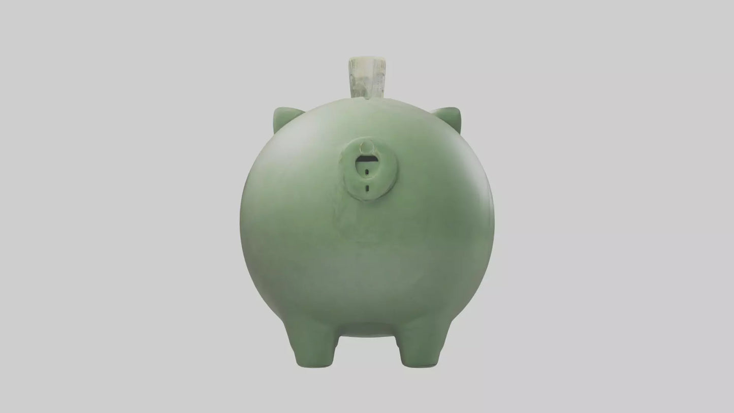 Money Box model 3D model