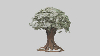 3D model Money Tree Model VR / AR / low-poly