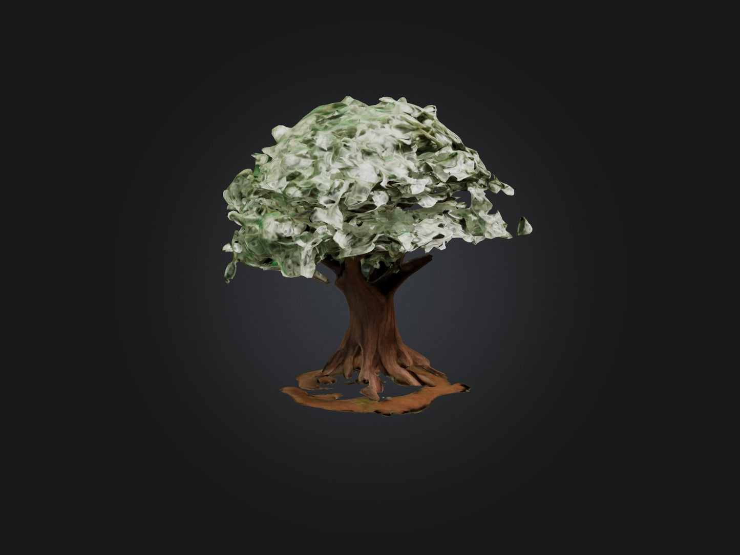 3D model Money Tree Model VR / AR / low-poly